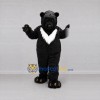 Custom Black and White Asiatic Black Bear Mascot Costume Adult Full Body Suit for Wildlife Events Custom Black and White Asiatic Black Bear Mascot Costume Adult Full Body Suit for Wildlife Events