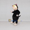 Custom Black and Cream Cat Mascot Costume Adult Full Body Suit for Children's Events