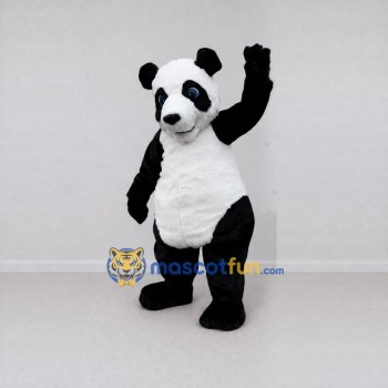Custom Black and White Panda Mascot Costume Adult Full Body Suit for Wildlife Events Custom Black and White Panda Mascot Costume Adult Full Body Suit for Wildlife Events