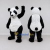 Custom Black and White Panda Mascot Costume Adult Full Body Suit for Wildlife Events