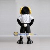Custom Black White and Yellow Ram in Sportswear Mascot Costume Adult Full Body Suit for Sports Events Custom Black White and Yellow Ram in Sportswear Mascot Costume Adult Full Body Suit for Sports Events