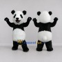 Custom Black and White Panda Mascot Costume Adult Full Body Suit for Wildlife Events