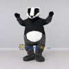 Custom Gray Black and White Badger in T-Shirt Mascot Costume Adult Full Body Suit for Woodland Events Custom Gray Black and White Badger in T-Shirt Mascot Costume Adult Full Body Suit for Woodland Events