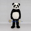 Custom Black and White Panda Mascot Costume Adult Full Body Suit for Children's Events Custom Black and White Panda Mascot Costume Adult Full Body Suit for Children's Events