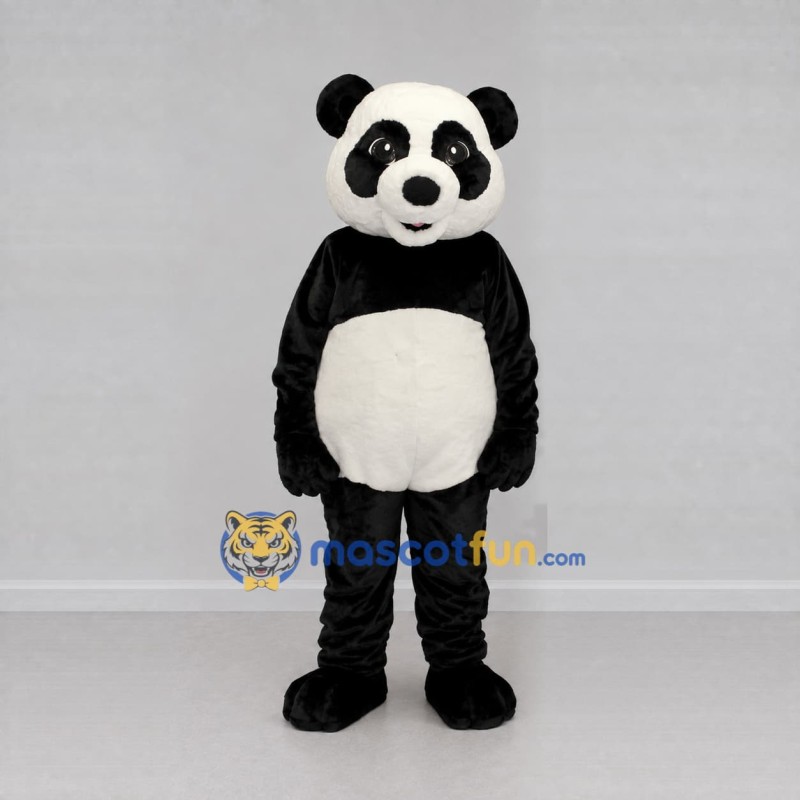 Custom Black and White Panda Mascot Costume Adult Full Body Suit for Children's Events Custom Black and White Panda Mascot Costume Adult Full Body Suit for Children's Events