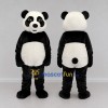 Custom Black and White Panda Mascot Costume Adult Full Body Suit for Children's Events Custom Black and White Panda Mascot Costume Adult Full Body Suit for Children's Events