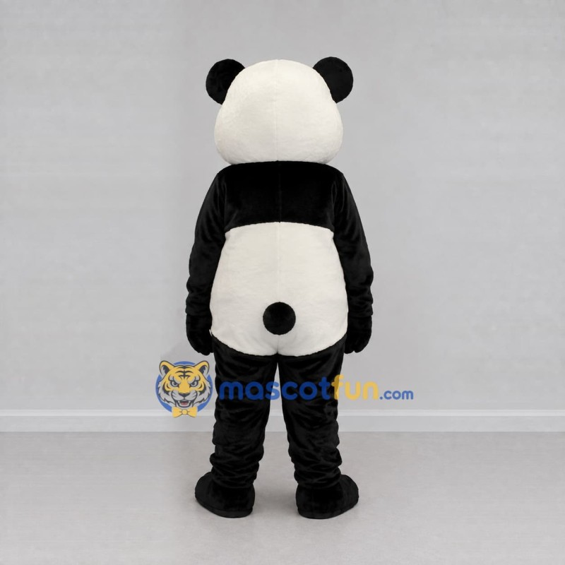 Custom Black and White Panda Mascot Costume Adult Full Body Suit for Children's Events Custom Black and White Panda Mascot Costume Adult Full Body Suit for Children's Events