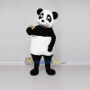 Custom Black and White Panda Mascot Costume Adult Full Body Suit for Children's Events Custom Black and White Panda Mascot Costume Adult Full Body Suit for Children's Events