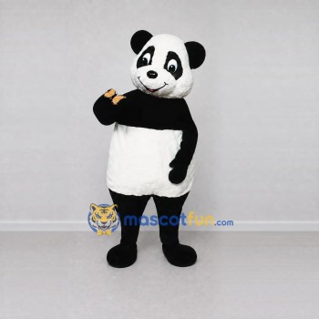Custom Black and White Panda Mascot Costume Adult Full Body Suit for Children's Events Custom Black and White Panda Mascot Costume Adult Full Body Suit for Children's Events