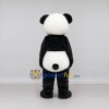 Custom Black and White Panda Mascot Costume Adult Full Body Suit for Children's Events Custom Black and White Panda Mascot Costume Adult Full Body Suit for Children's Events
