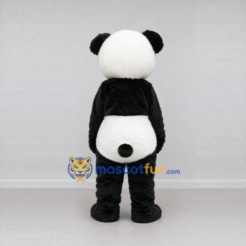 Custom Black and White Panda Mascot Costume Adult Full Body Suit for Children's Events Custom Black and White Panda Mascot Costume Adult Full Body Suit for Children's Events