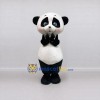 Custom Black White and Pink Panda Mascot Costume Adult Full Body Suit for Children's Events Custom Black White and Pink Panda Mascot Costume Adult Full Body Suit for Children's Events