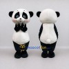 Custom Black White and Pink Panda Mascot Costume Adult Full Body Suit for Children's Events Custom Black White and Pink Panda Mascot Costume Adult Full Body Suit for Children's Events