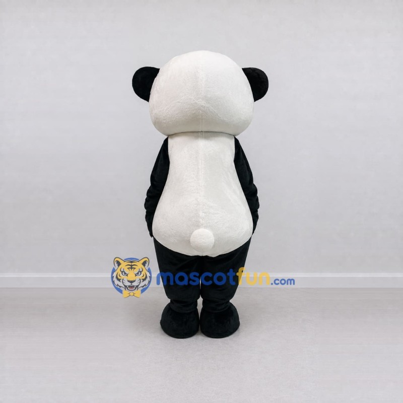 Custom Black White and Pink Panda Mascot Costume Adult Full Body Suit for Children's Events Custom Black White and Pink Panda Mascot Costume Adult Full Body Suit for Children's Events