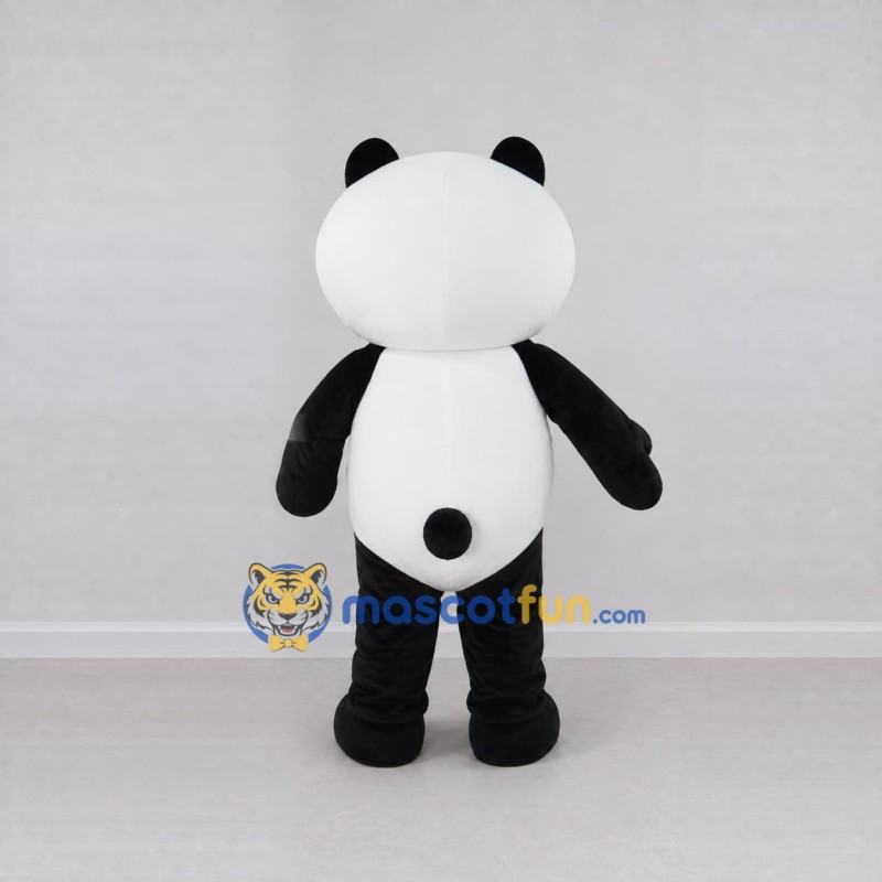 Custom Black and White Panda Mascot Costume Adult Full Body Suit for Children's Events Custom Black and White Panda Mascot Costume Adult Full Body Suit for Children's Events