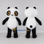 Custom Black and White Panda Mascot Costume Adult Full Body Suit for Children's Events