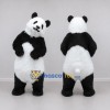 Custom Black and White Panda Mascot Costume Adult Full Body Suit for Wildlife Events Custom Black and White Panda Mascot Costume Adult Full Body Suit for Wildlife Events