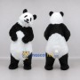 Custom Black and White Panda Mascot Costume Adult Full Body Suit for Wildlife Events