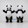 Custom Black and White Panda Mascot Costume Adult Full Body Suit for Children's Events Custom Black and White Panda Mascot Costume Adult Full Body Suit for Children's Events