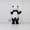 Custom Black and White Panda Mascot Costume Adult Full Body Suit for Children's Events Custom Black and White Panda Mascot Costume Adult Full Body Suit for Children's Events