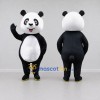 Custom Black and White Panda Mascot Costume Adult Full Body Suit for Children's Events Custom Black and White Panda Mascot Costume Adult Full Body Suit for Children's Events