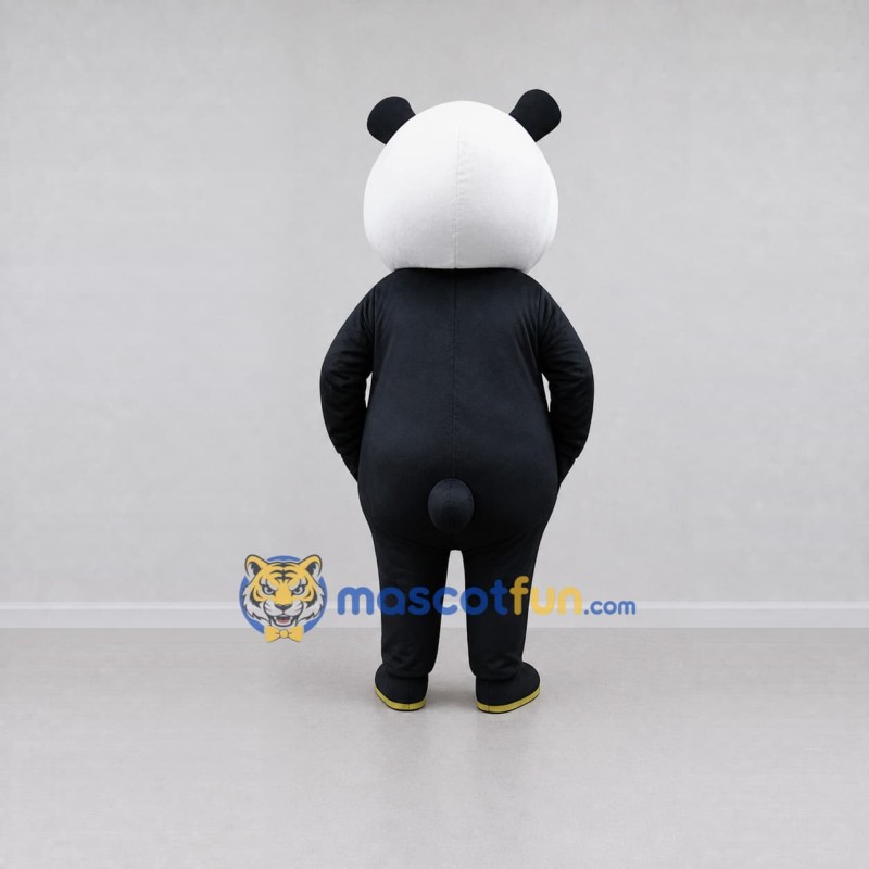 Custom Black and White Panda Mascot Costume Adult Full Body Suit for Children's Events Custom Black and White Panda Mascot Costume Adult Full Body Suit for Children's Events