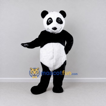 Custom Black and White Panda Mascot Costume Adult Full Body Suit for Children's Events Custom Black and White Panda Mascot Costume Adult Full Body Suit for Children's Events