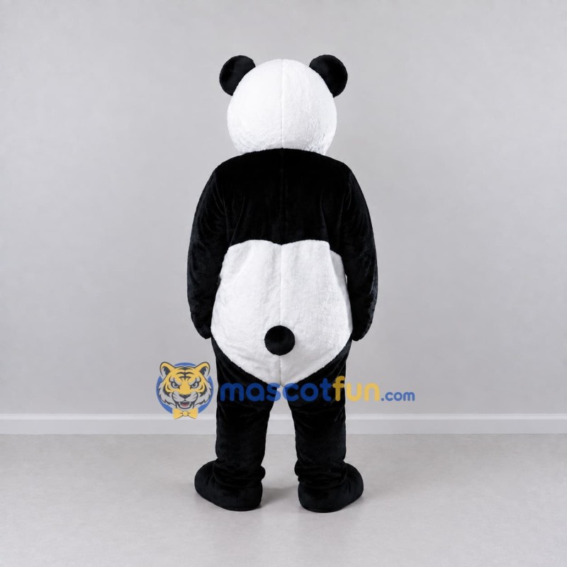 Custom Black and White Panda Mascot Costume Adult Full Body Suit for Children's Events Custom Black and White Panda Mascot Costume Adult Full Body Suit for Children's Events