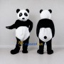 Custom Black and White Panda Mascot Costume Adult Full Body Suit for Children's Events