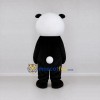 Custom Black and White Panda Mascot Costume Adult Full Body Suit for Children's Events Custom Black and White Panda Mascot Costume Adult Full Body Suit for Children's Events