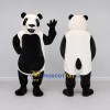 Custom Black and White Panda Mascot Costume Adult Full Body Suit for Children's Events