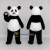 Custom Black and White Panda Mascot Costume Adult Full Body Suit for Wildlife Events Custom Black and White Panda Mascot Costume Adult Full Body Suit for Wildlife Events