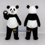 Custom Black and White Panda Mascot Costume Adult Full Body Suit for Wildlife Events