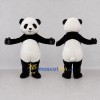 Custom Black and White Panda Mascot Costume Adult Full Body Suit for Children's Events Custom Black and White Panda Mascot Costume Adult Full Body Suit for Children's Events