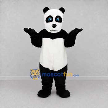 Custom Black and White Panda Mascot Costume Adult Full Body Suit for Children's Events Custom Black and White Panda Mascot Costume Adult Full Body Suit for Children's Events