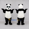 Custom Black and White Panda Mascot Costume Adult Full Body Suit for Children's Events Custom Black and White Panda Mascot Costume Adult Full Body Suit for Children's Events