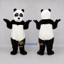 Custom Black and White Panda Mascot Costume Adult Full Body Suit for Children's Events