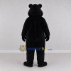 Custom Black and Cream Bear Mascot Costume Adult Full Body Suit for Wildlife Events Custom Black and Cream Bear Mascot Costume Adult Full Body Suit for Wildlife Events