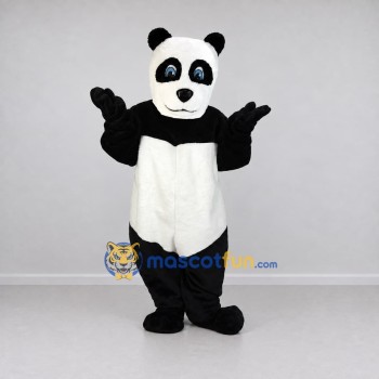 Custom Black and White Panda Mascot Costume Adult Full Body Suit for Children's Events Custom Black and White Panda Mascot Costume Adult Full Body Suit for Children's Events