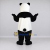 Custom Black and White Panda Mascot Costume Adult Full Body Suit for Children's Events Custom Black and White Panda Mascot Costume Adult Full Body Suit for Children's Events