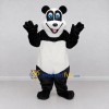 Custom Black and White Panda Mascot Costume Adult Full Body Suit for Children's Events Custom Black and White Panda Mascot Costume Adult Full Body Suit for Children's Events