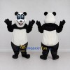 Custom Black and White Panda Mascot Costume Adult Full Body Suit for Children's Events Custom Black and White Panda Mascot Costume Adult Full Body Suit for Children's Events