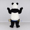 Custom Black and White Panda Mascot Costume Adult Full Body Suit for Children's Events Custom Black and White Panda Mascot Costume Adult Full Body Suit for Children's Events
