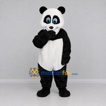 Custom Black and White Panda Mascot Costume Adult Full Body Suit for Children's Events Custom Black and White Panda Mascot Costume Adult Full Body Suit for Children's Events