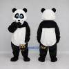 Custom Black and White Panda Mascot Costume Adult Full Body Suit for Children's Events Custom Black and White Panda Mascot Costume Adult Full Body Suit for Children's Events