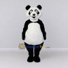 Custom Black and White Panda Mascot Costume Adult Full Body Suit for Children's Events Custom Black and White Panda Mascot Costume Adult Full Body Suit for Children's Events