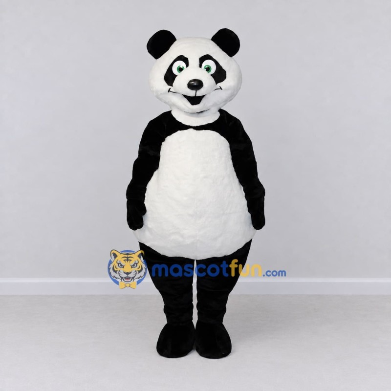 Custom Black and White Panda Mascot Costume Adult Full Body Suit for Children's Events Custom Black and White Panda Mascot Costume Adult Full Body Suit for Children's Events