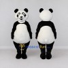 Custom Black and White Panda Mascot Costume Adult Full Body Suit for Children's Events Custom Black and White Panda Mascot Costume Adult Full Body Suit for Children's Events