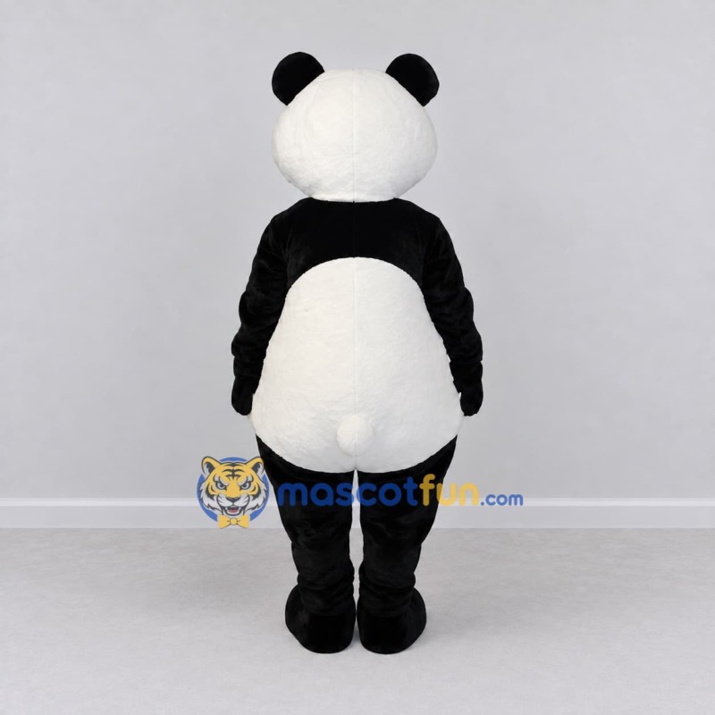 Custom Black and White Panda Mascot Costume Adult Full Body Suit for Children's Events Custom Black and White Panda Mascot Costume Adult Full Body Suit for Children's Events