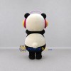 Custom Black White and Pink Panda with Headphones Mascot Costume Adult Full Body Suit for Music Events Custom Black White and Pink Panda with Headphones Mascot Costume Adult Full Body Suit for Music Events